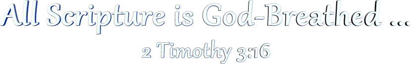 subheader image: showing 2 Timothy 3:16